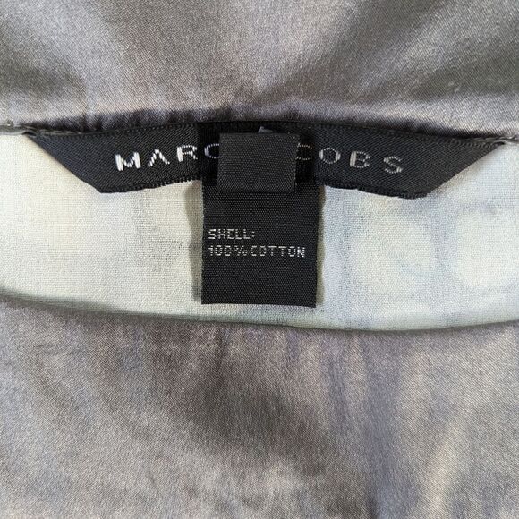 Marc Jacobs Dress 4 Silk Mod Gossip Girl Sequins Y2K 90s Whimsical Quirky Cute - Picture 9 of 10